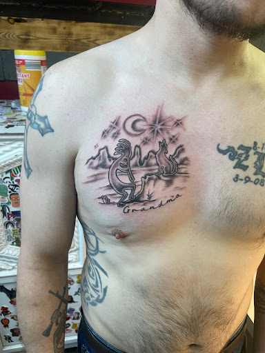Explore coastal tattoo ideas, creative tattoo ideas in Sioux City, available at Asawolf Viking Tattoo
