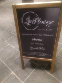 Bar à vin Plantago Natural Wine Bar & Shop à Prato (la carte)