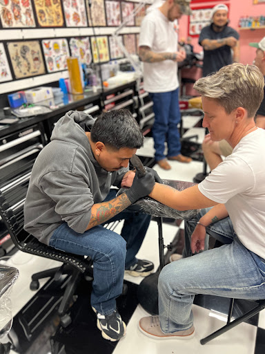 Explore brother and sister matching tattoos ideas, creative tattoo ideas in Fort Worth, available at Pink Cobra Tattoo