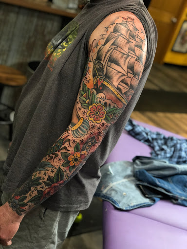 Explore ankle tattoo cover up ideas, creative tattoo ideas in Duluth, available at Gitchee Gumee Tattoo