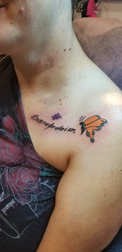 Explore tattoo ideas for a brother, creative tattoo ideas in Davis, available at SIX GUN SOUND TATTOO