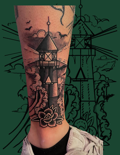Explore small dog tattoo ideas, creative tattoo ideas in Logan, available at Surreal Ink Tattoo & Body Piercing