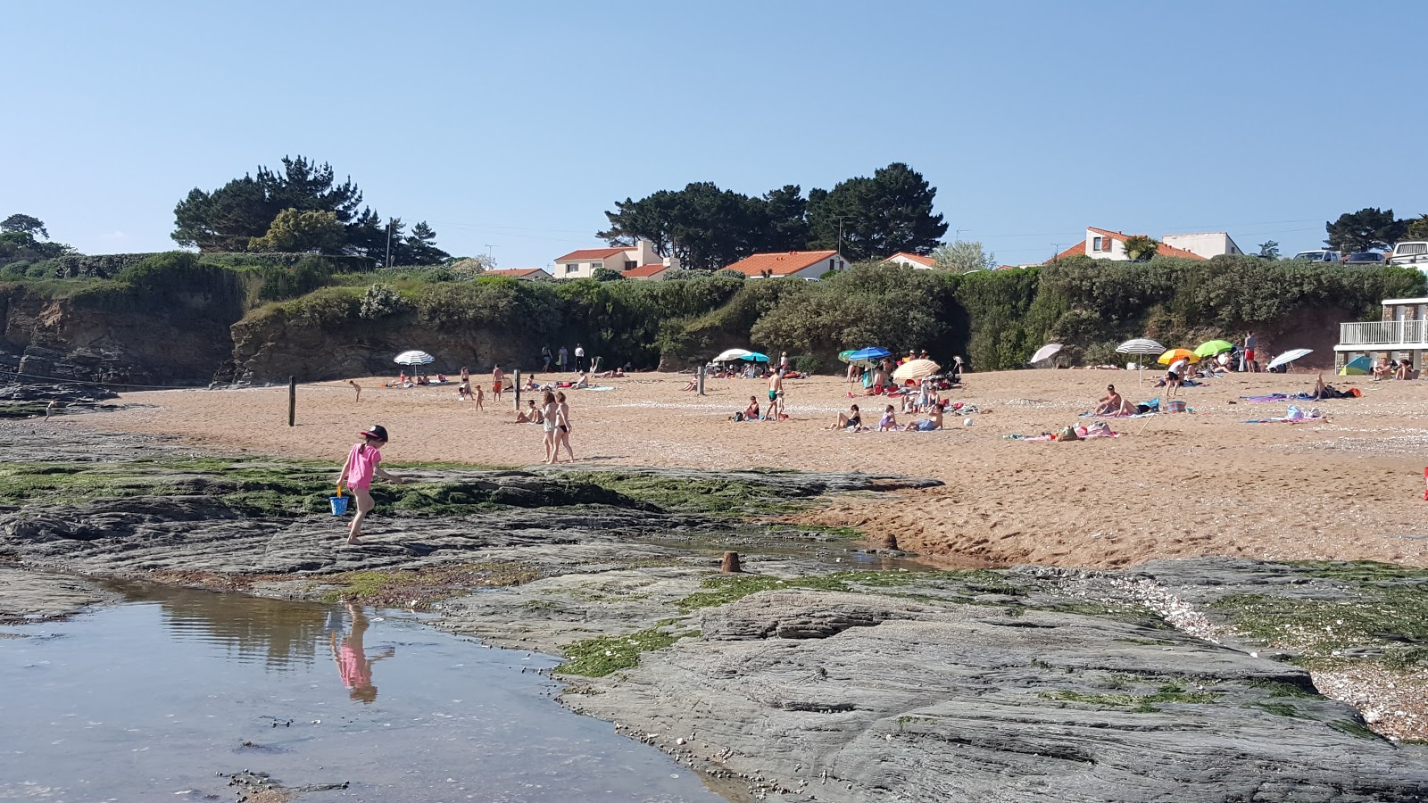 Zdjęcie Joseliere beach z proste i długie