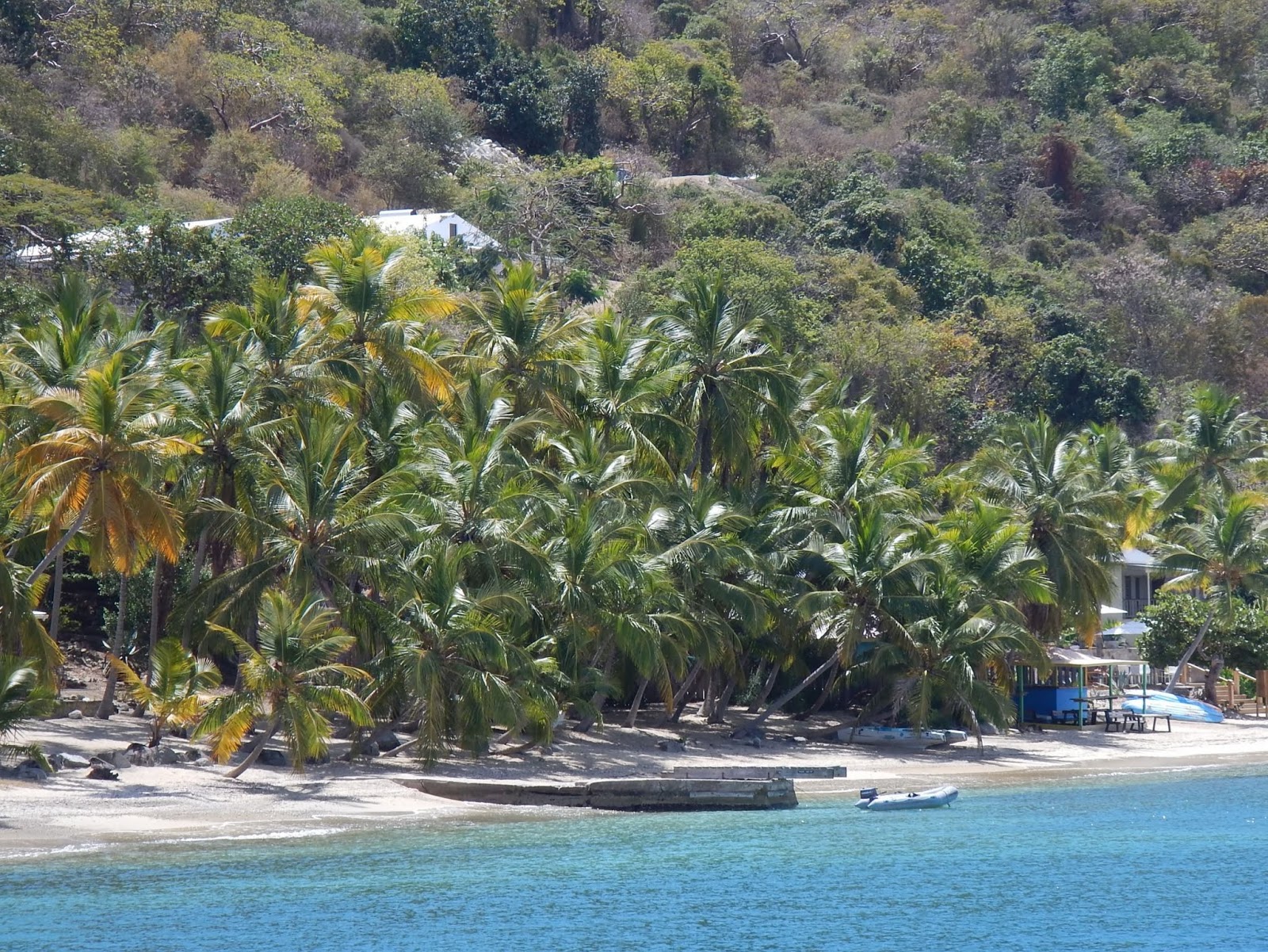 Foto de Cooper Island beach área parcialmente do hotel