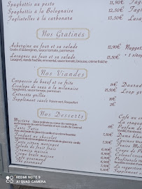 Pizzeria Le Nouveau Peano à Marseille (la carte)