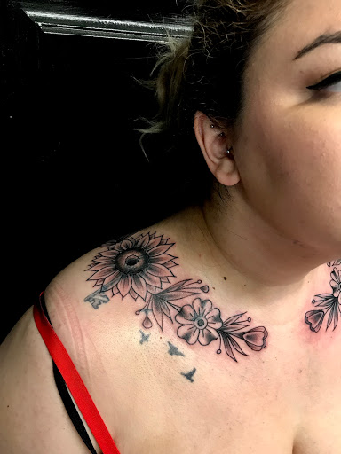 Explore silver lining tattoo ideas, creative tattoo ideas in Modesto, available at Inkwell Tattoo