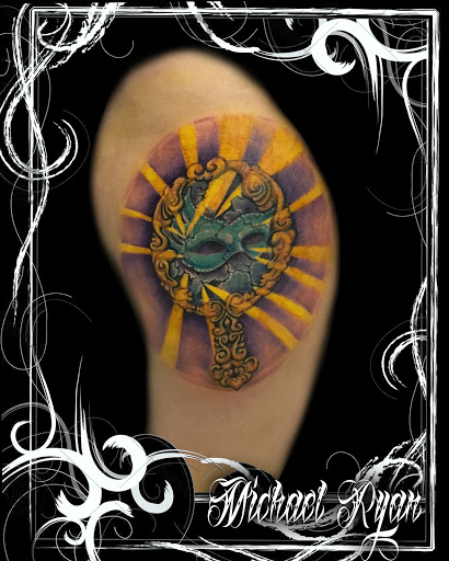 Explore violet tattoo ideas, creative tattoo ideas in Bronx, available at Anarchy Tattoo Studios