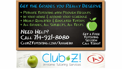 Club Z! In-Home Tutoring Services of Anaheim