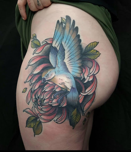 Explore small behind ear tattoo ideas, creative tattoo ideas in Casper, available at Final Thoughts