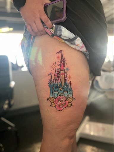 Explore forearm christian tattoo ideas, creative tattoo ideas in Kissimmee, available at Fallen Heroes Tattoo & Piercing (Florida)