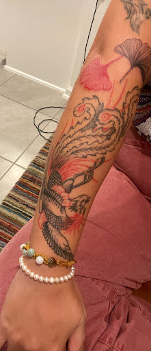 Explore phoenix tattoo idea, creative tattoo ideas in Saint Johns, available at Flamingo Ink