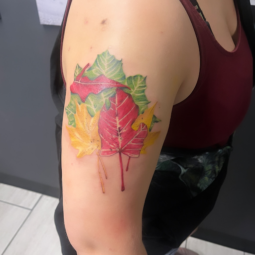 Explore bonsai tattoo ideas, creative tattoo ideas in Cadillac, available at Limitless Ink Tattoo Studio