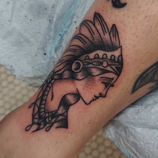 Explore hand tattoo ideas for females, creative tattoo ideas in Mobile, available at Old Familiar Tattoo Company