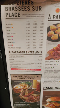 3 Brasseurs Reims à Reims menu