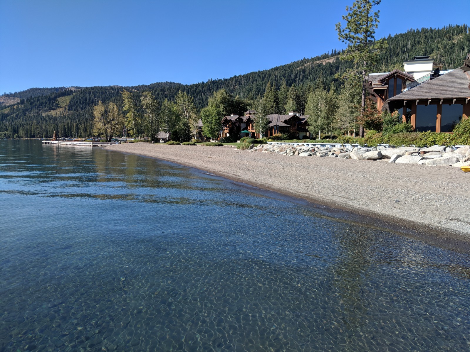 Photo of Tahoe Pines Beach with very clean level of cleanliness