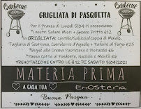 Materia Prima EnOsteria à Villa Aiola menu