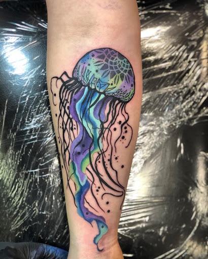 Explore tattoo sleeve ideas color, creative tattoo ideas in Cottonwood, available at Ink Impression Tattoo