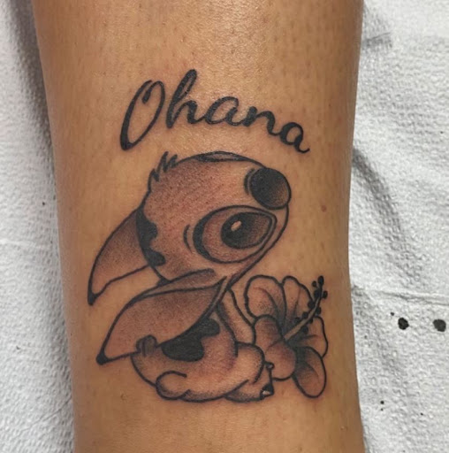 Explore dragonfly flower tattoo ideas, creative tattoo ideas in Huntington Beach, available at Mechanical Concept Tattoo