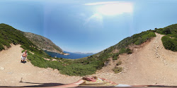 Kyra Panagia'in fotoğrafı küçük koy ile birlikte