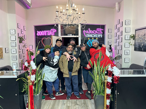 Explore skull tattoo ideas for guys, creative tattoo ideas in Los Angeles, available at Cahuengawood Tattoo and Body Piercing
