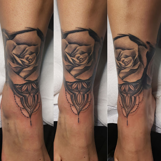 Explore dog tattoos ideas, creative tattoo ideas in Laguna Beach, available at Lo Cal Tattoo Studio