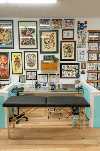 Explore poseidon tattoo ideas, creative tattoo ideas in Monterey, available at Gold Coast Tattoo and piercing