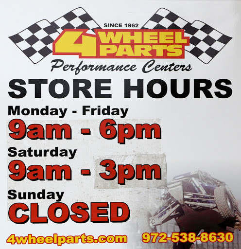 Truck Accessories Store «4 Wheel Parts Performance Center - Coppell», reviews and photos, 800 W Sandy Lake Rd, Coppell, TX 75019, USA