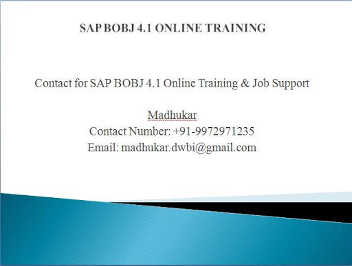 sap bo online trainings