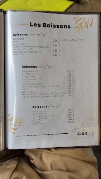 L'estragon à Le Broc menu