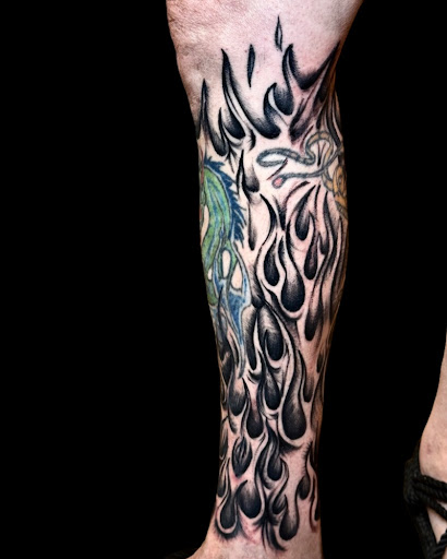 Explore weed tattoo ideas, creative tattoo ideas in Moundsville, available at Cherry Haze Tattoo