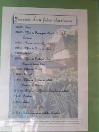 Restaurant français hotel Restaurant Le Prieuré à Sainte-Croix-en-Jarez (le menu)
