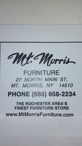 Furniture Store «Mt. Morris Furniture», reviews and photos, 27 N Main St, Mt Morris, NY 14510, USA