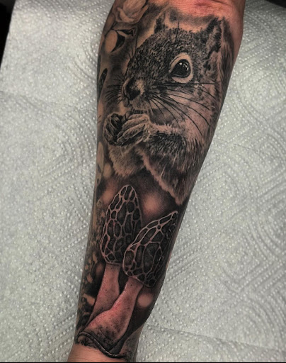 Find tattoo sleeve cover up ideas for your next unique tattoo in Lakeview at Backwoods Tattoo Studio