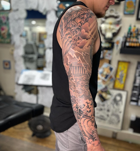 Explore pokeball tattoo ideas, creative tattoo ideas in Manhattan, available at Syndicate Tattoo