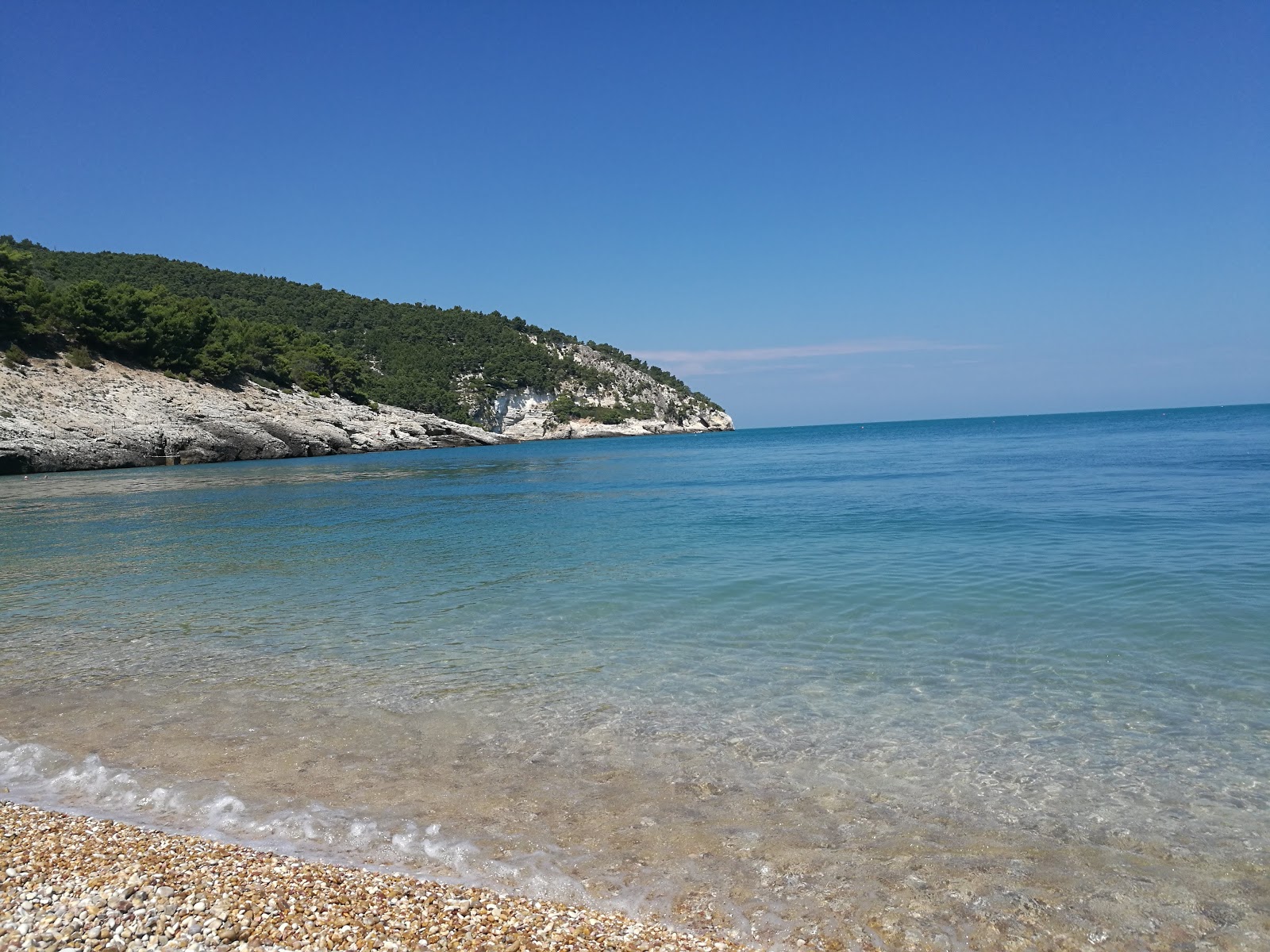 Photo of Pugnochiuso Beach surrounded by mountains