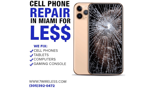 Cell Phone Store «7 Wireless Inc», reviews and photos, 4605 NW 7th St, Miami, FL 33126, USA