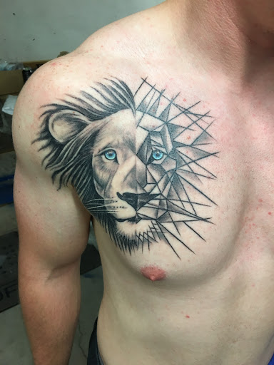 Explore disney castle tattoo ideas, creative tattoo ideas in Syracuse, available at Reflective Design