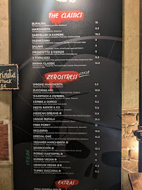 Pizzeria Zerostress Pizza Friedrichshain à Berlin - menu / carte