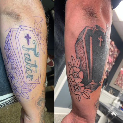 Explore kobe tattoo ideas, creative tattoo ideas in Sanford, available at Luv Ink