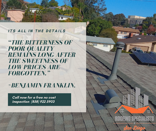 Roofing Contractor «Roofing Specialists of San Diego», reviews and photos, 7905 Silverton Ave #112, San Diego, CA 92126, USA