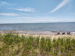 Foto van Bailey County Beach met recht en lang