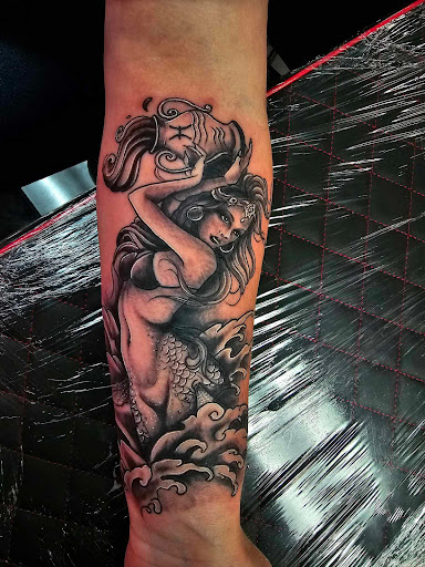 Explore baki tattoo ideas, creative tattoo ideas in Redding, available at Dominant Ink