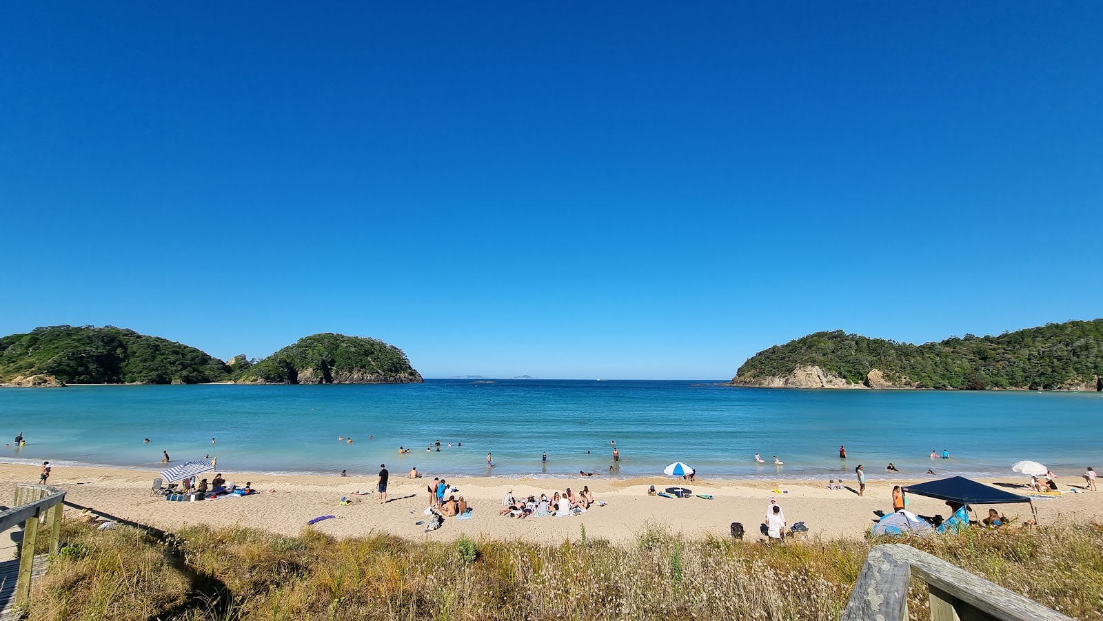 Foto di Matapouri Beach con baia spaziosa