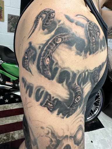 Explore tattoo ideas for back of leg, creative tattoo ideas in Orland, available at K1LL3R ARTW0RK