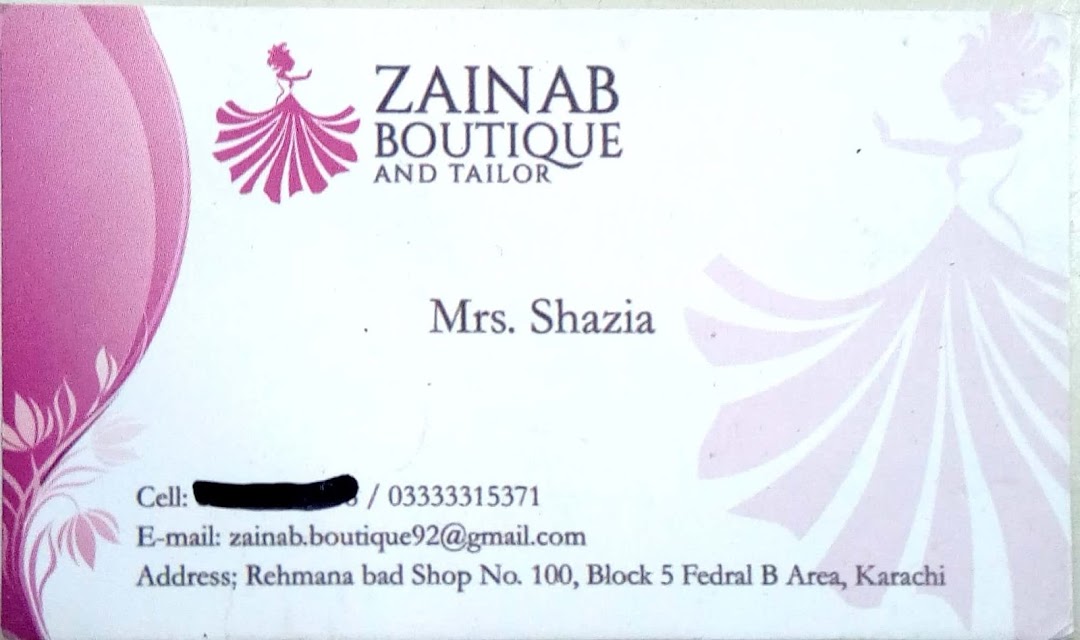 Zainab Boutique and Tailors