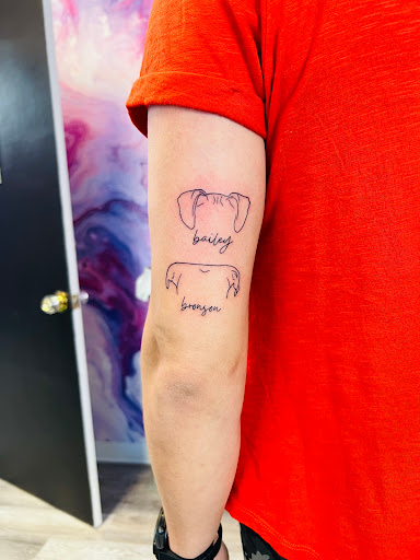 Explore california bear tattoo ideas, creative tattoo ideas in Dublin, available at Ethereal ink - Body & Cosmetic Tattoos