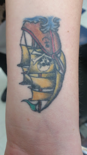 Explore colored tattoo sleeve ideas, creative tattoo ideas in Libertyville, available at Art With Atattooed
