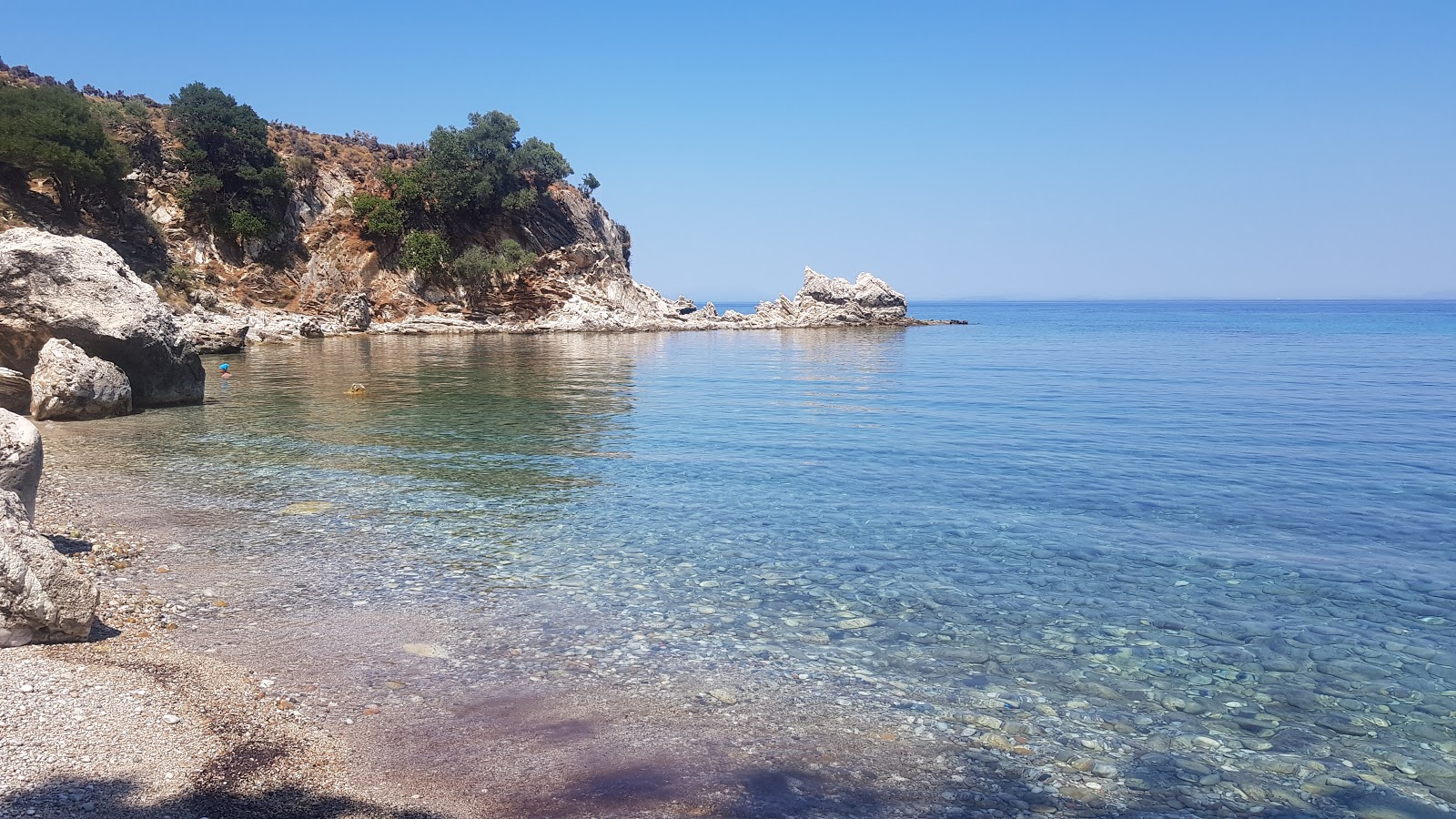 Photo de Makria Petra avec un niveau de propreté de sale