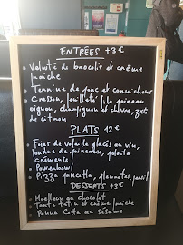 Menu / carte de Café Odilon à Paris