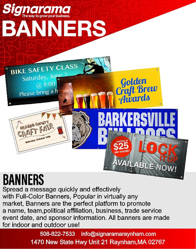 Sign Shop «Signarama Raynham», reviews and photos, 1470 New State Hwy, Raynham, MA 02767, USA